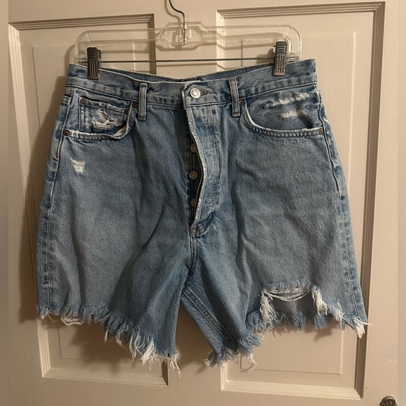 Agolde Stella Distressed Short - Size 29 - Picture 3 of 5